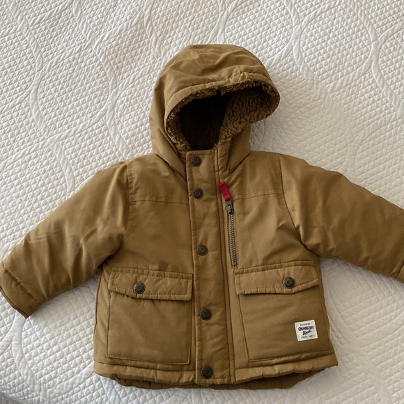 OshKosh B’Gosh Baby boys Heavyweight color block puffer coat jacket. - Picture 8 of 8